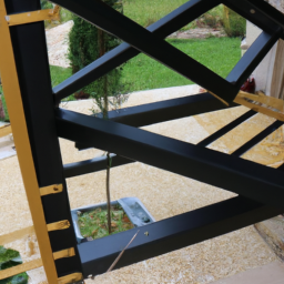 Création de pergola avec toiture véranda en PVC Loudeac